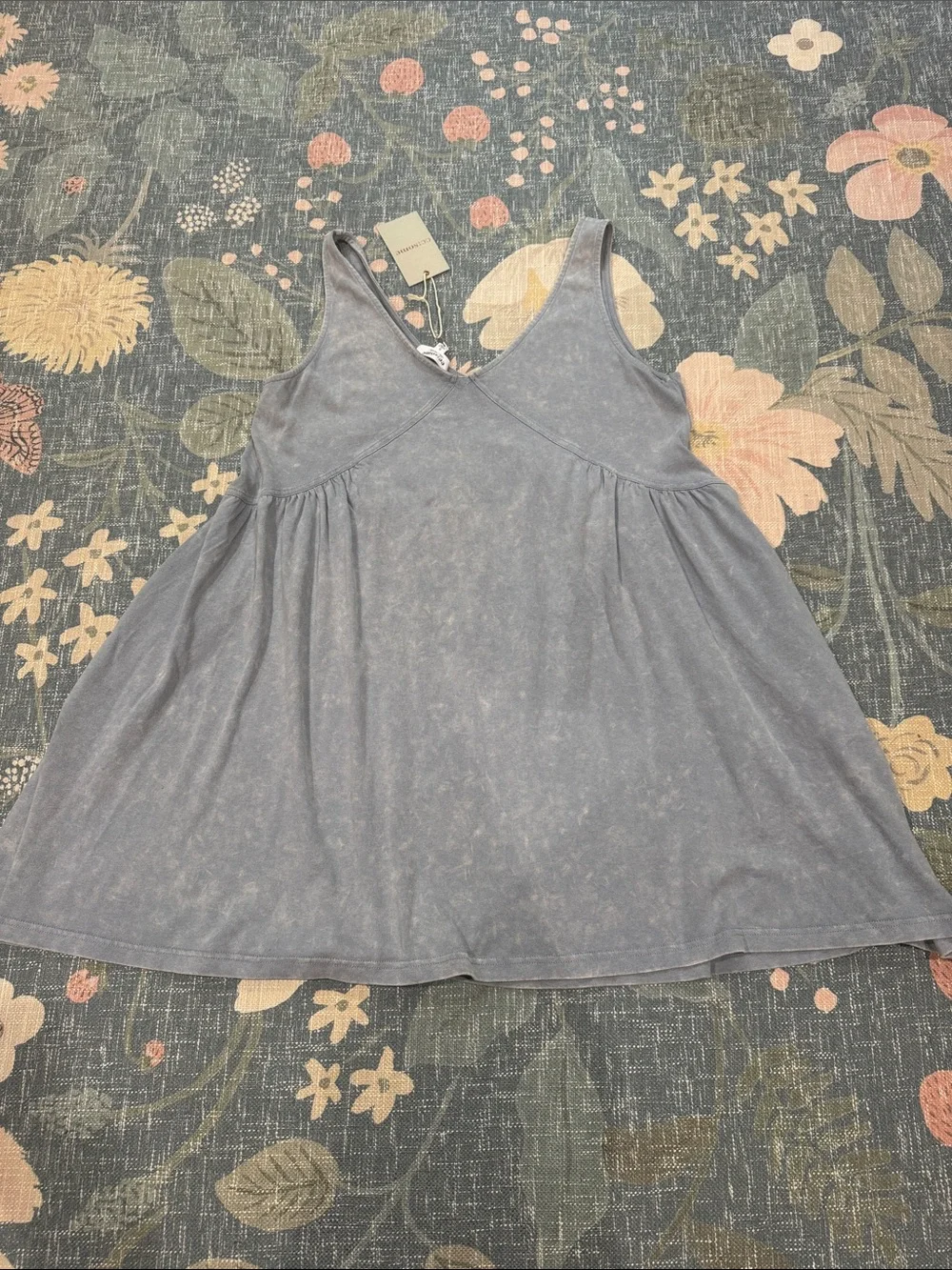NWT ee:some Speak Out Dress with mineral wash Sz small